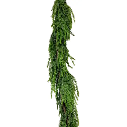 Real Touch Norfolk Pine Christmas Garland