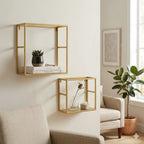 Gold Metal Shelf