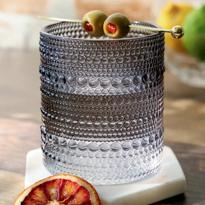 Hobnail Beaded  Drinking Glasses