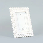 Wood Scallop Photo Frame