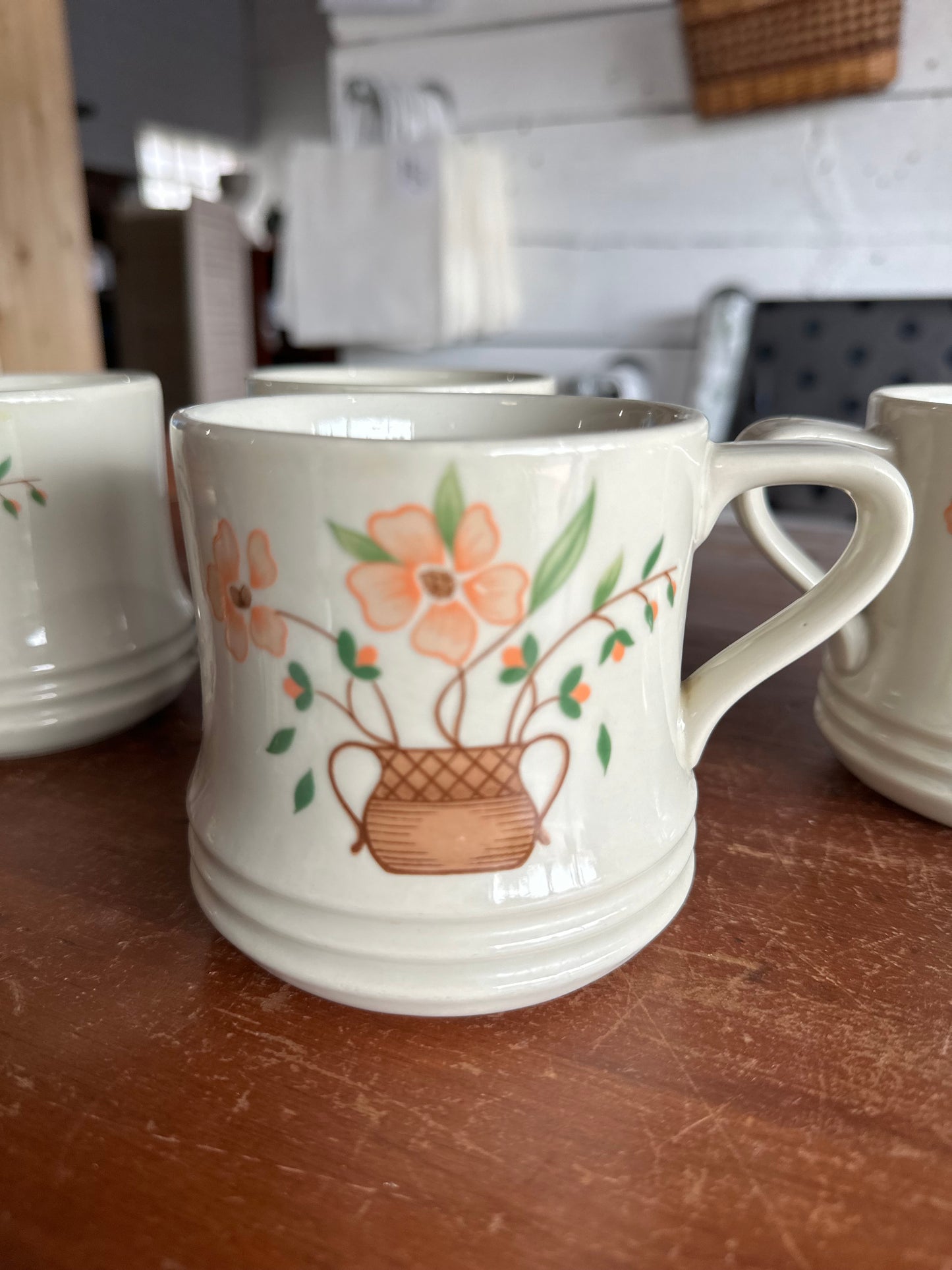 Vintage Countryside Stoneware {Set of Four}