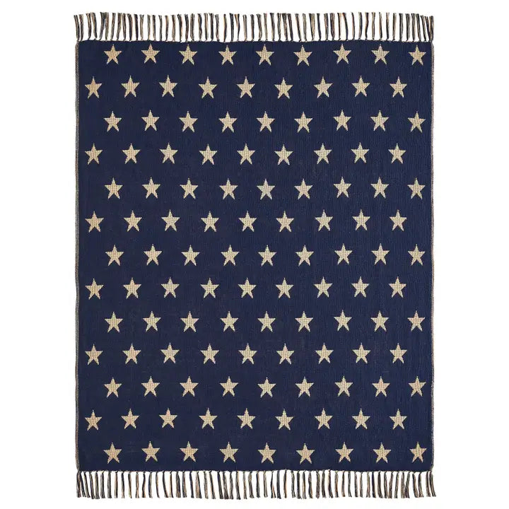 Jacquard Stars Woven Throw 50x60