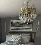 Gold Slender Candle Sconces {Sold as Set of two}