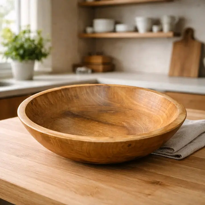 Dark Wooden Bowl