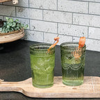 Hobnail Beaded  Drinking Glasses