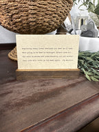 Gathered Thoughts ~ Good Advice