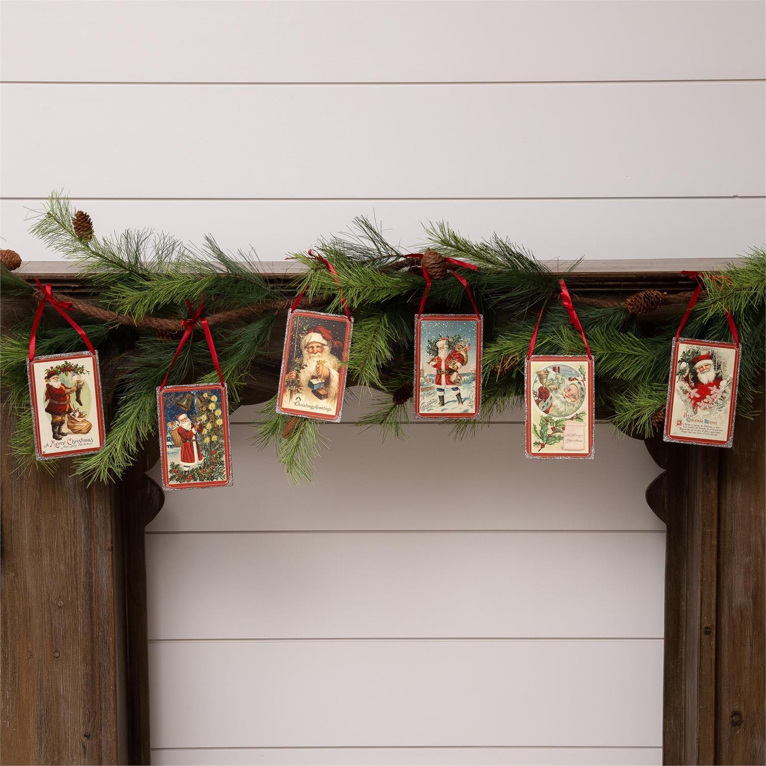 Vintage Postcard Ornaments