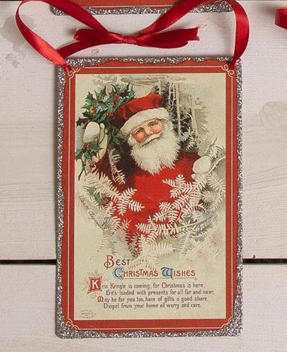 Vintage Postcard Ornaments