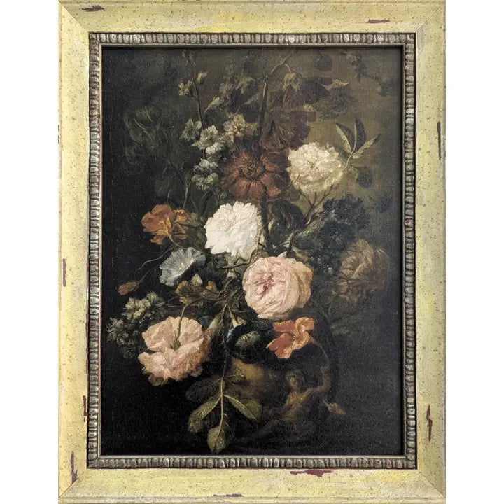 Floral Lady Vintage Wall Art