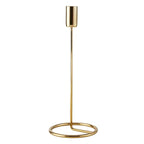 Modern Brass Candleholder