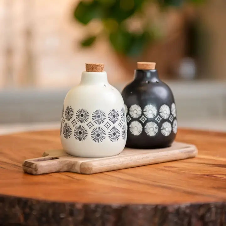 Salt & Pepper with Wood Tray