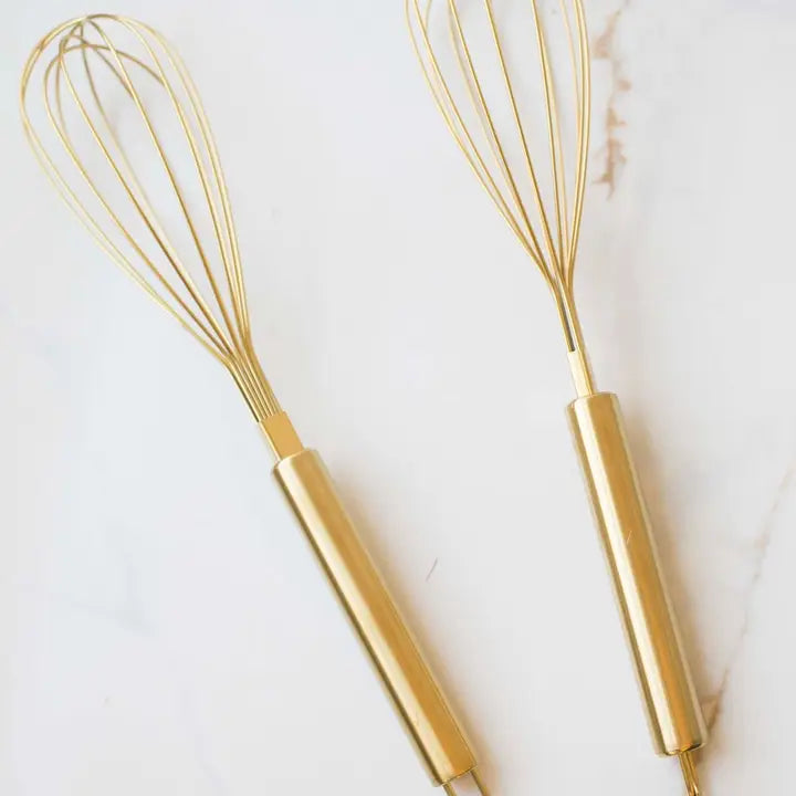 Gold Stainless Steel Whisk