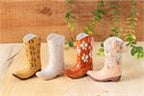 Mini Cowgirl Boot Planter
