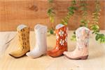 Mini Cowgirl Boot Planter