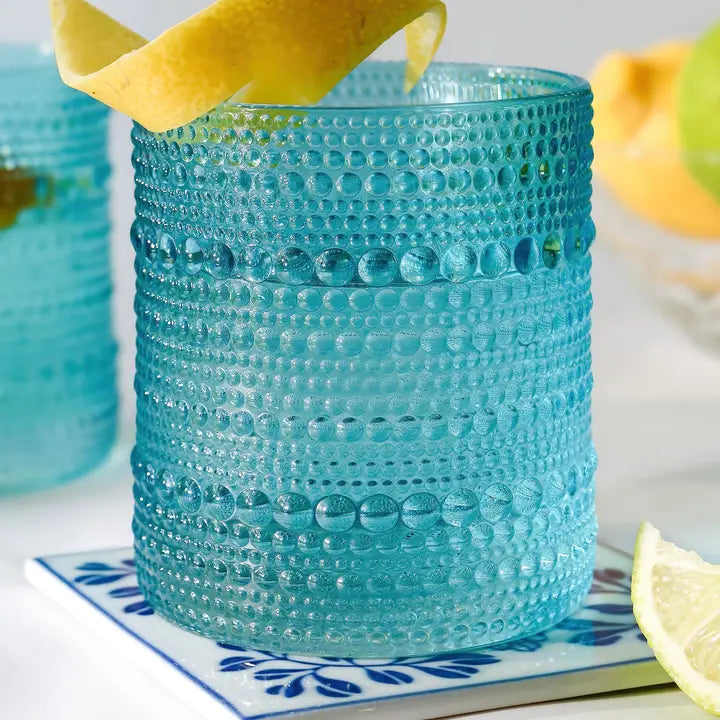 Hobnail Beaded  Drinking Glasses