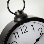 Vintage Inspired Metal Desk Clock