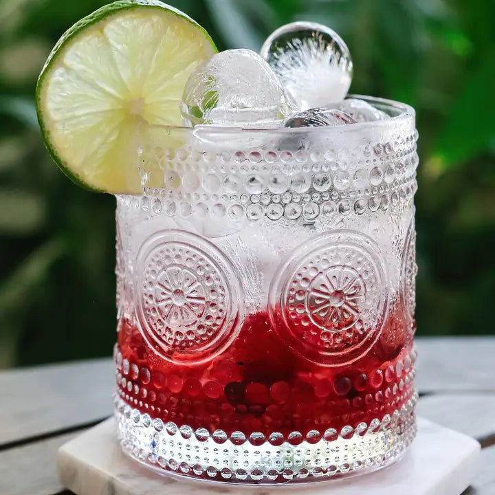 Hobnail Beaded  Drinking Glasses