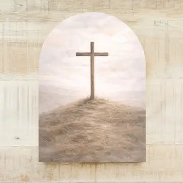 Arched Wood Shelf Sitter