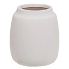 White Ceramic Wide Vase