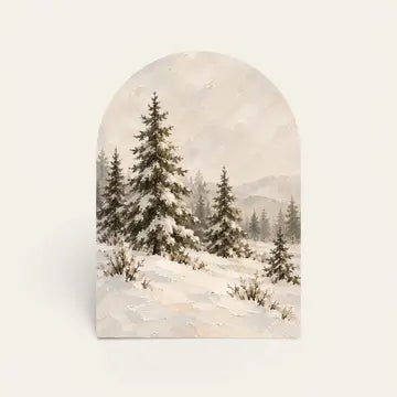 Arched Wood Frame & Art {Interchangeable}