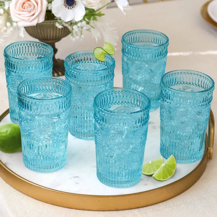 Hobnail Beaded  Drinking Glasses