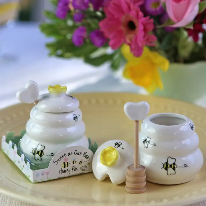 Ceramic Honey Pot