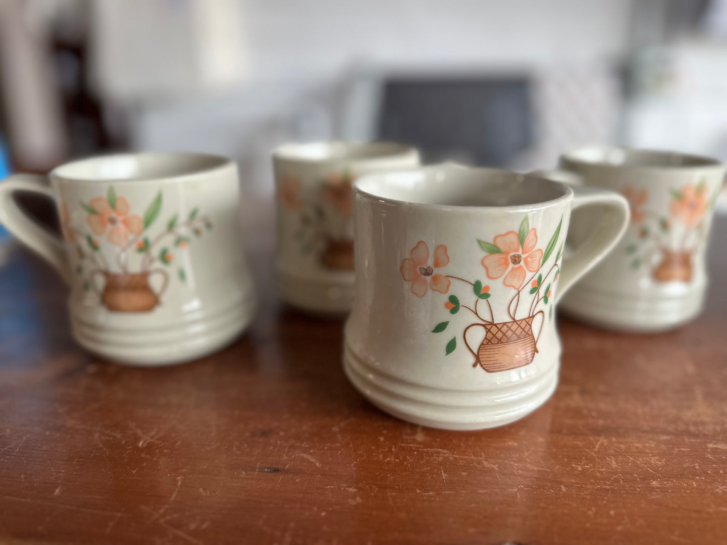 Vintage Countryside Stoneware {Set of Four}