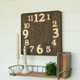 Wood Block Clock