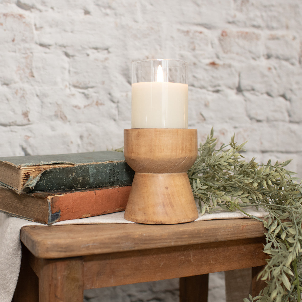 Wooden Candle Holder