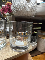 Gold Drinking Glass