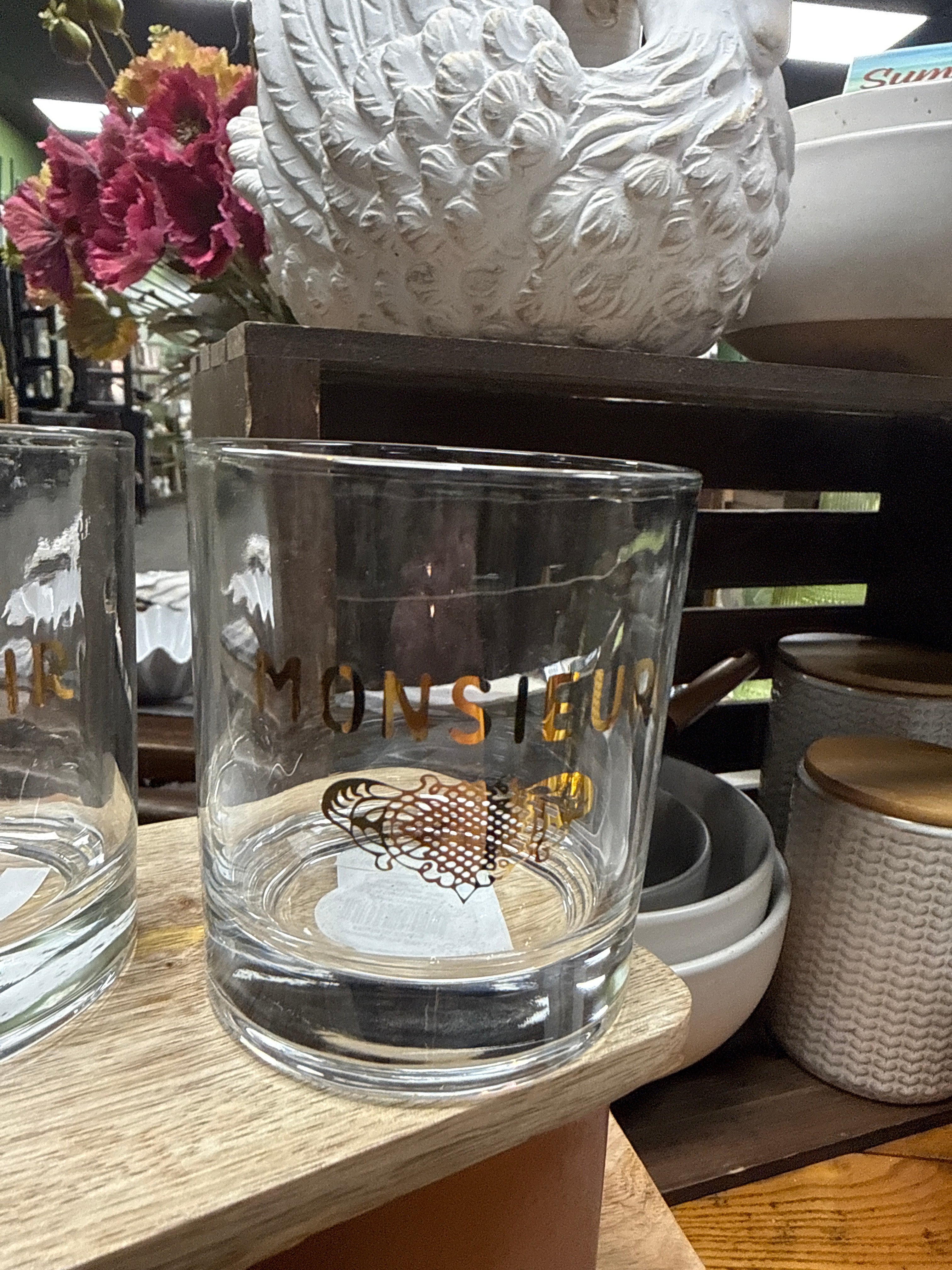 Gold Drinking Glass