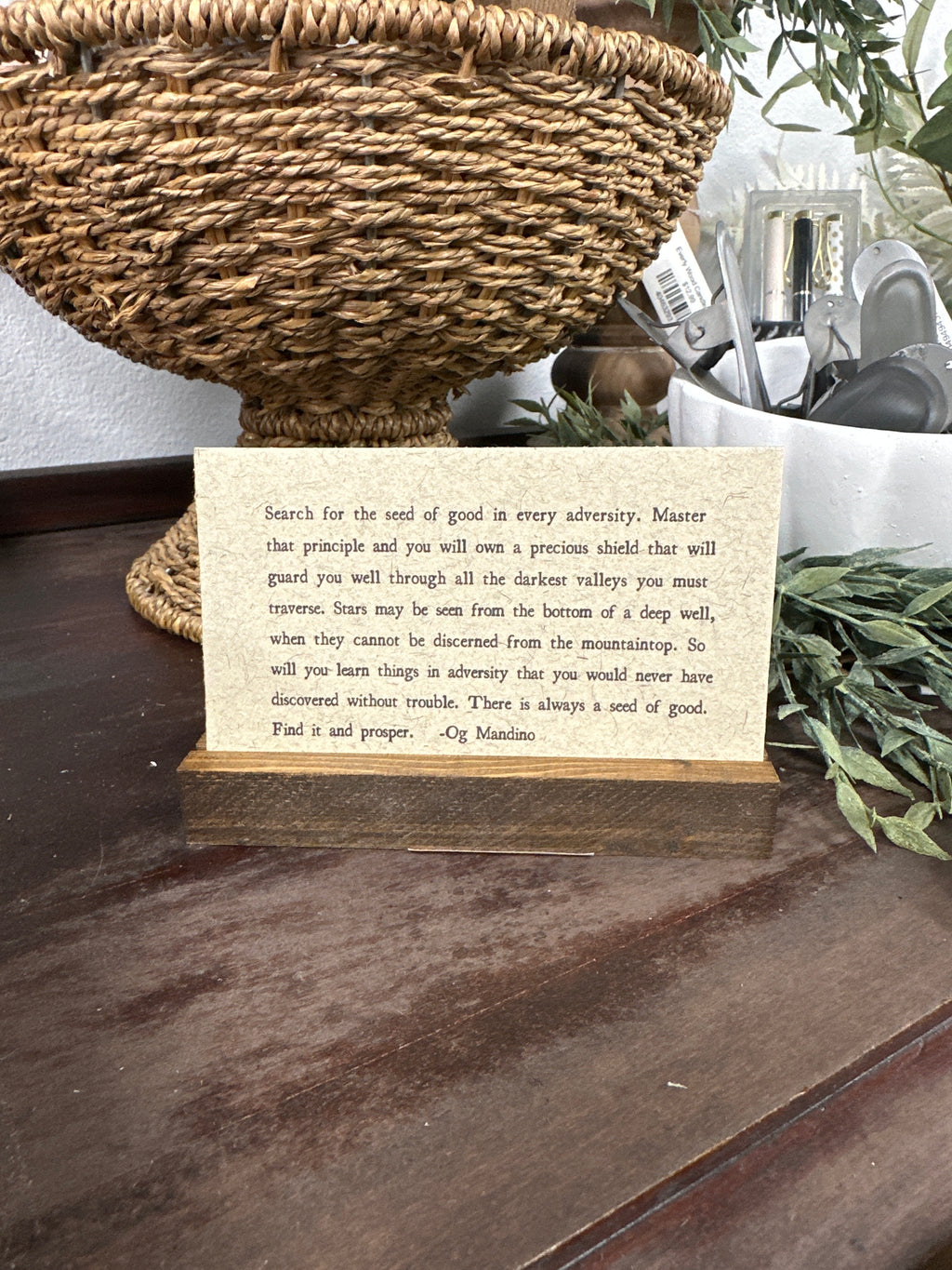 Gathered Thoughts ~ Good Advice