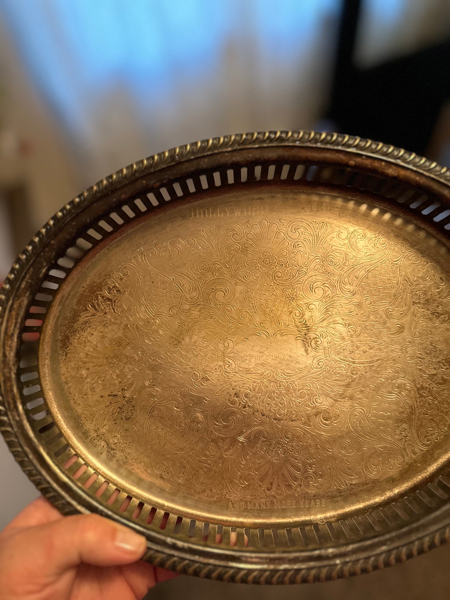 Vintage Silver Tray