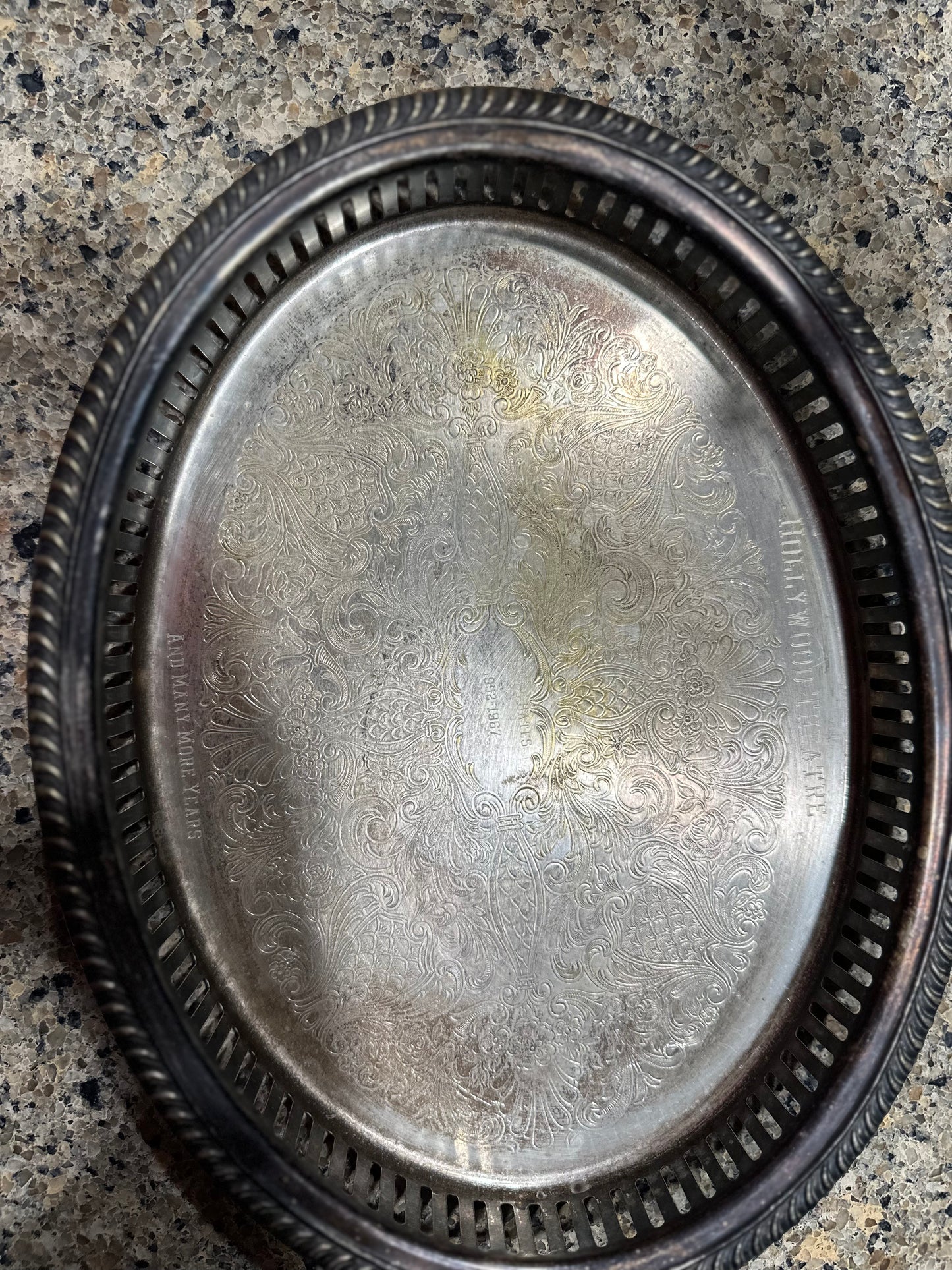 Vintage Silver Tray