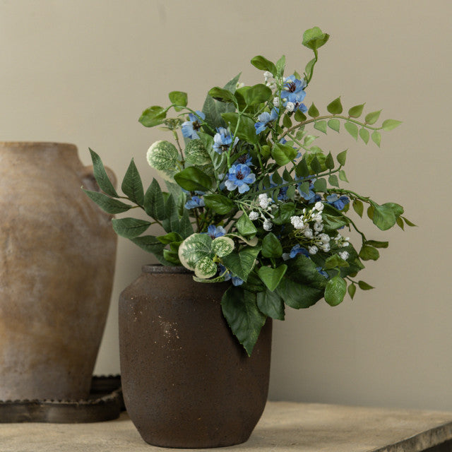 Blue & White Wildflower Pick