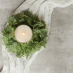 Crown Daisy Leaf Candle Ring