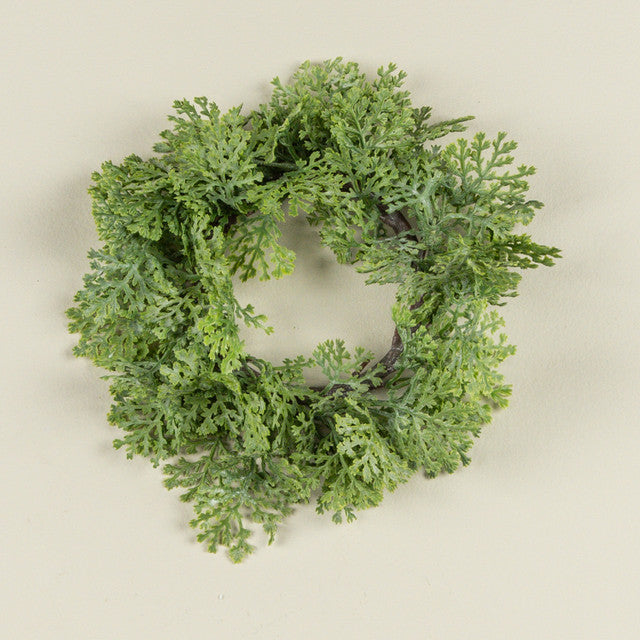 Crown Daisy Leaf Candle Ring