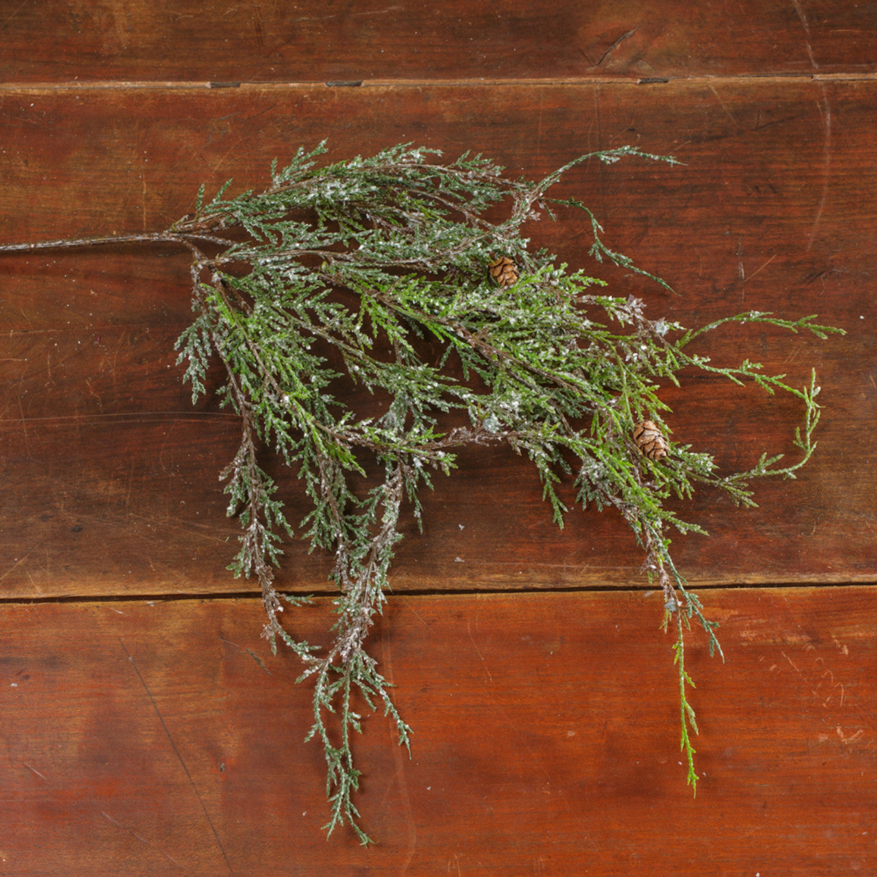 Weeping Cedar Pick with Snow