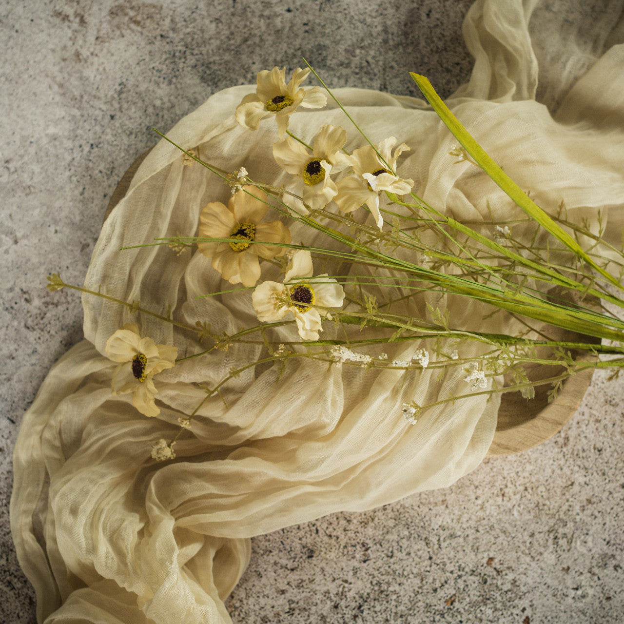 Pale Yellow Wildflowers