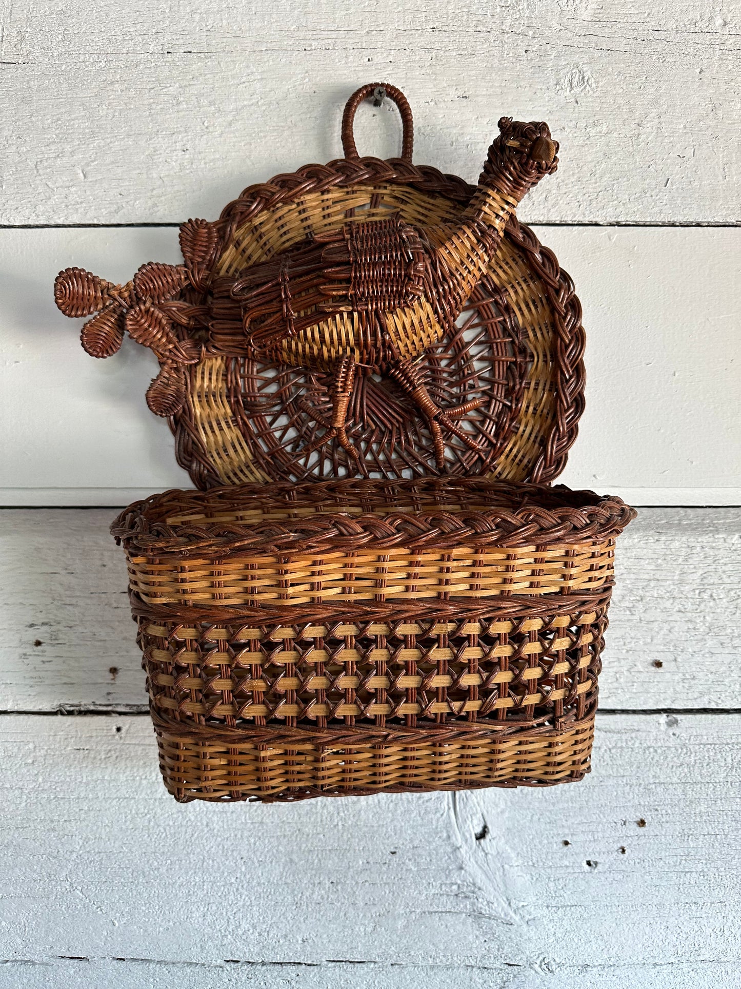 Vintage Turkey Basket