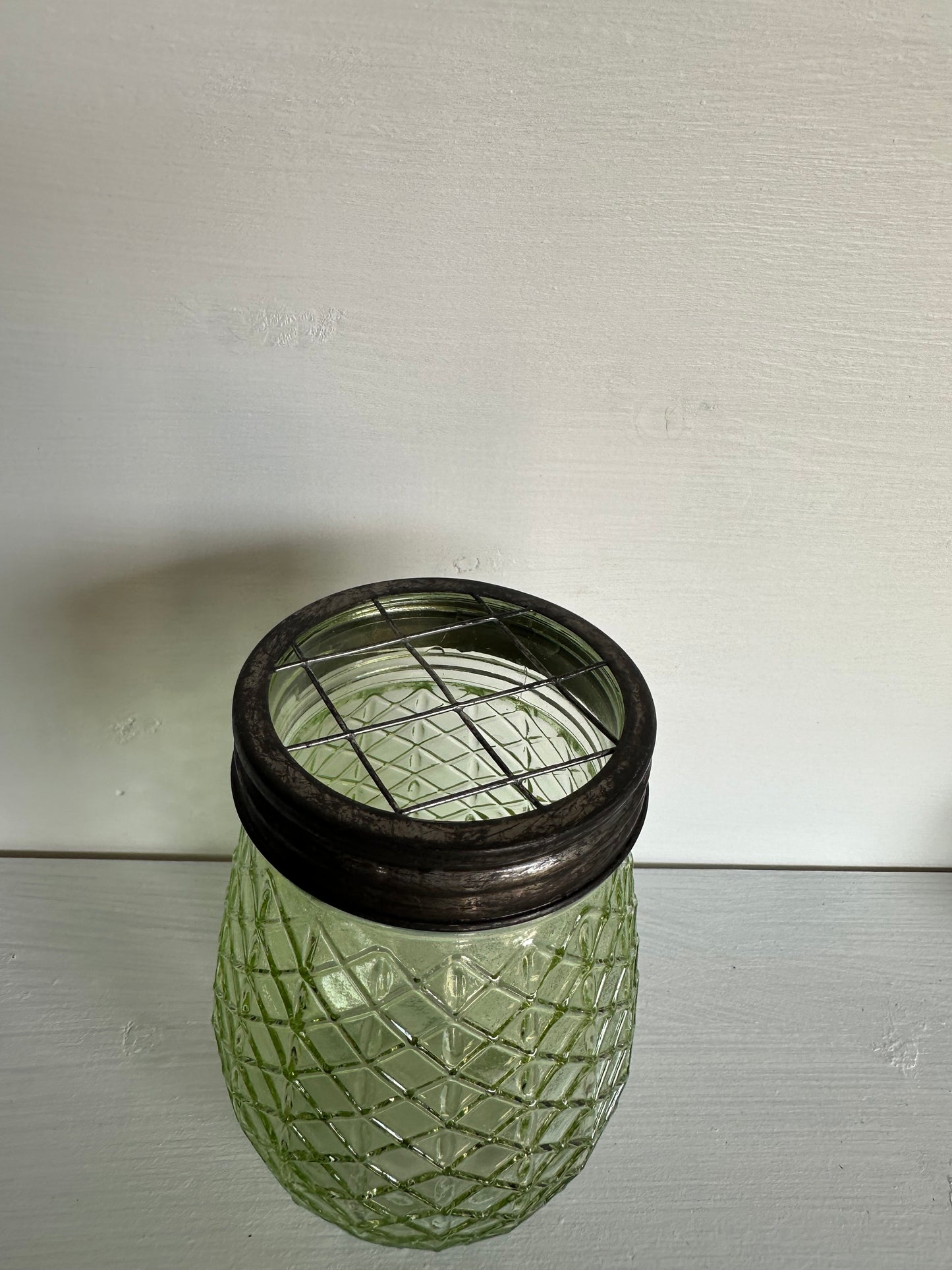 Vintage Green Jar