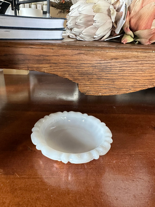 Vintage Milk Glass Bowl