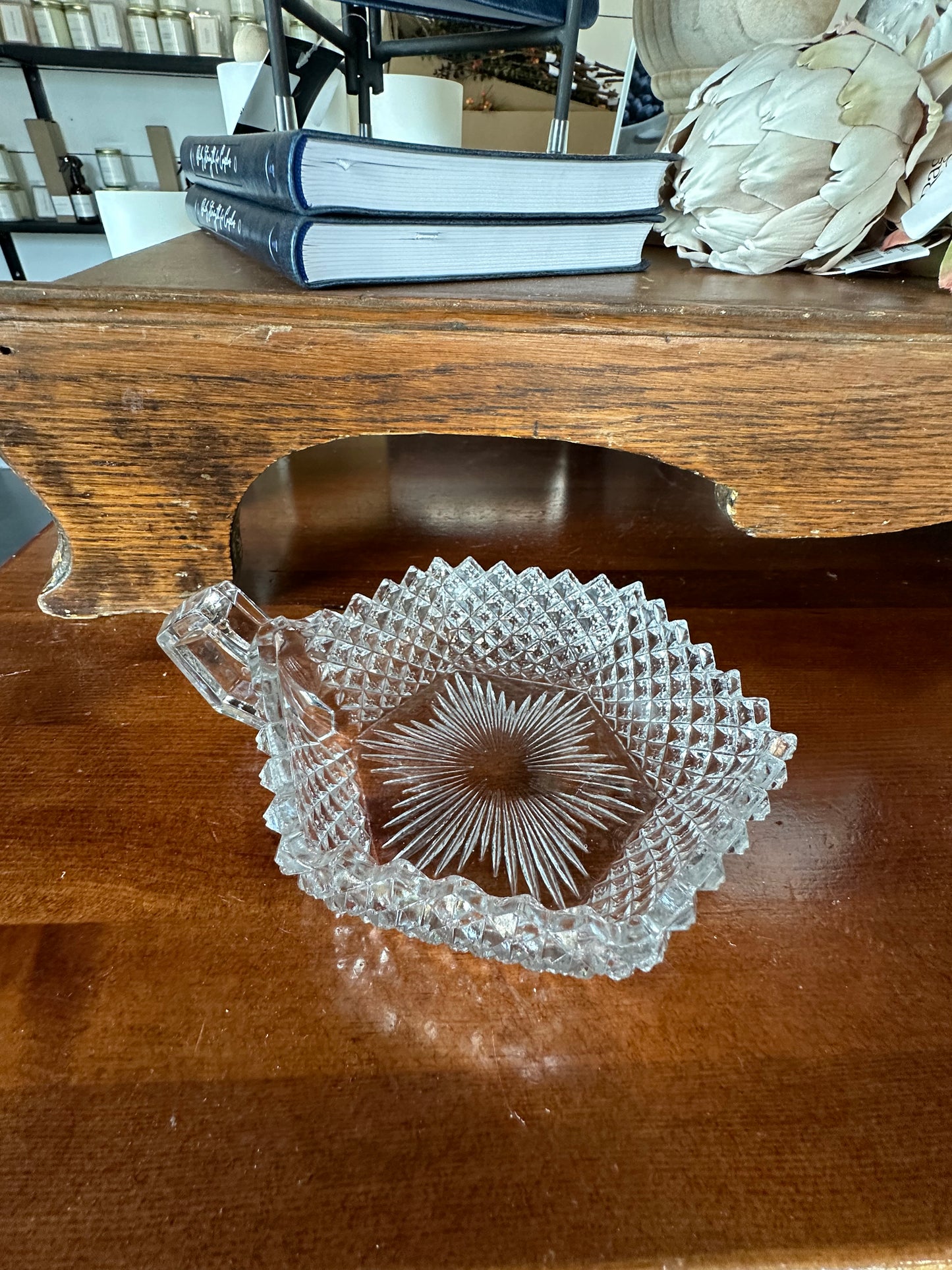 Vintage Hobnail Glass Dish