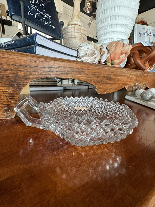 Vintage Hobnail Glass Dish