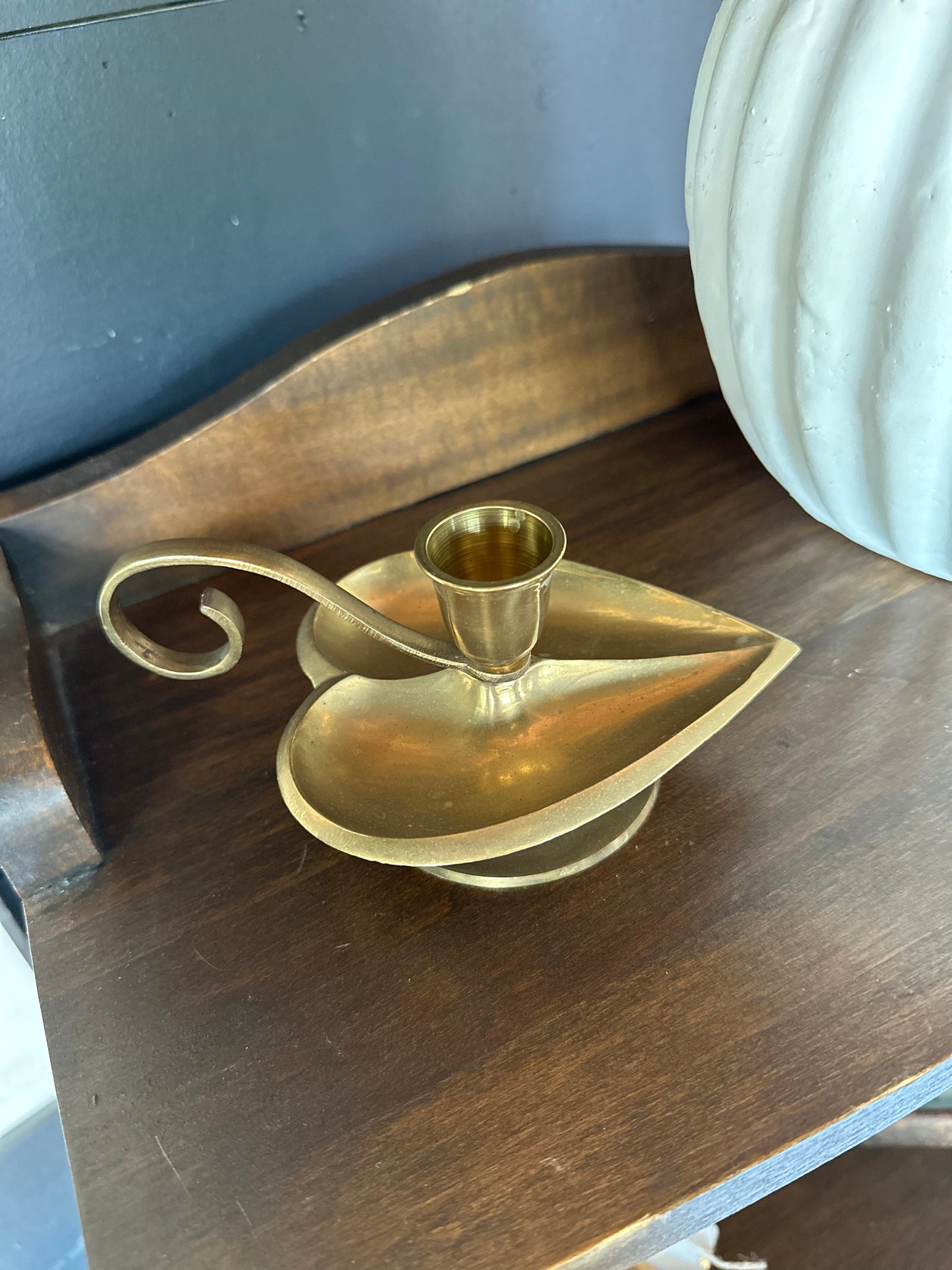 Vintage Brass Candle Holder