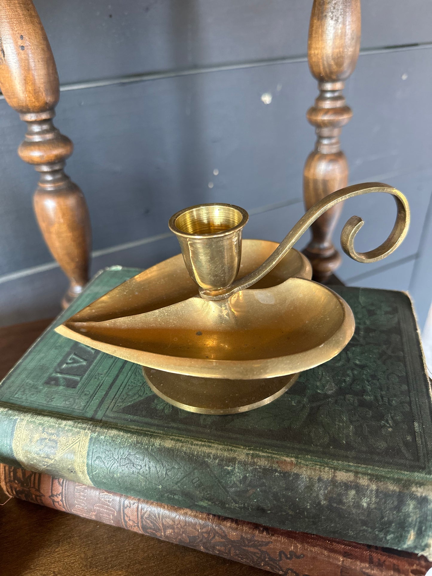 Vintage Brass Candle Holder