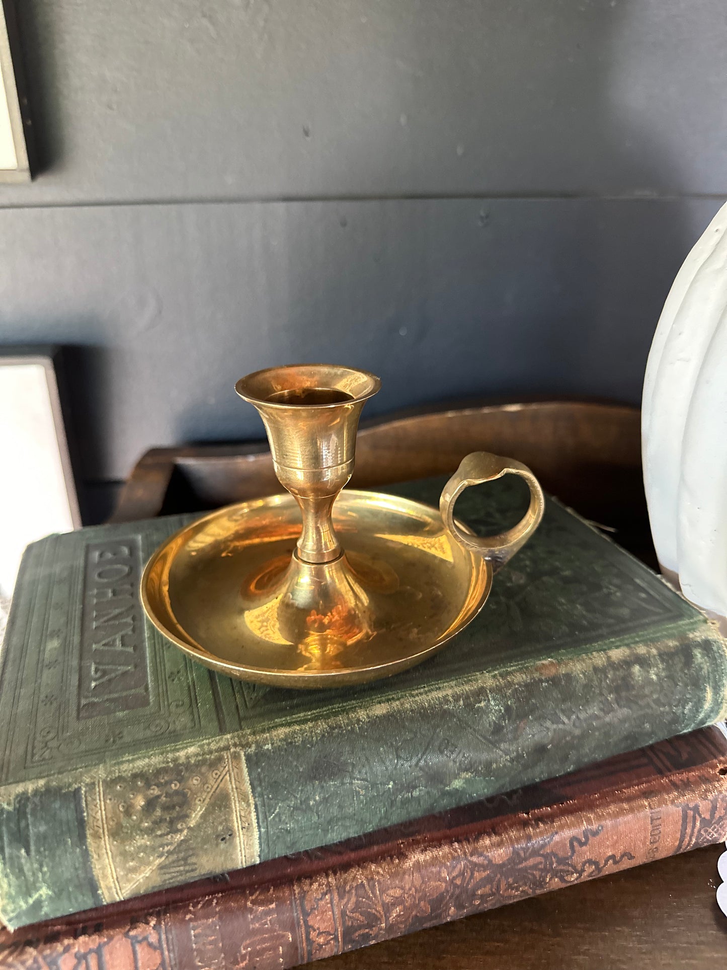 Vintage Brass Candle Holder