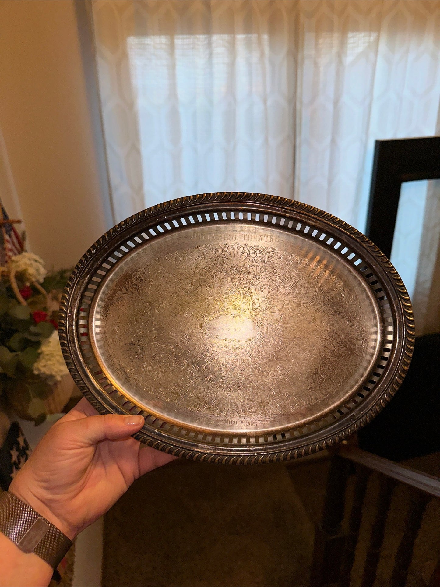 Vintage Silver Tray