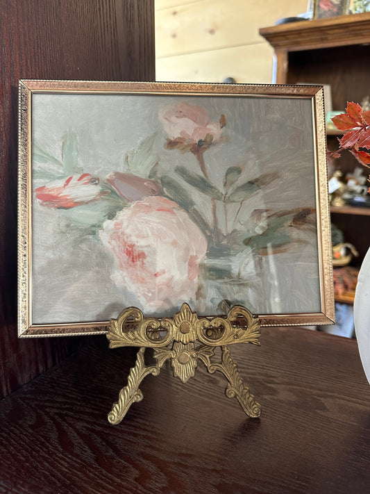 Vintage Frame with Watercolor art