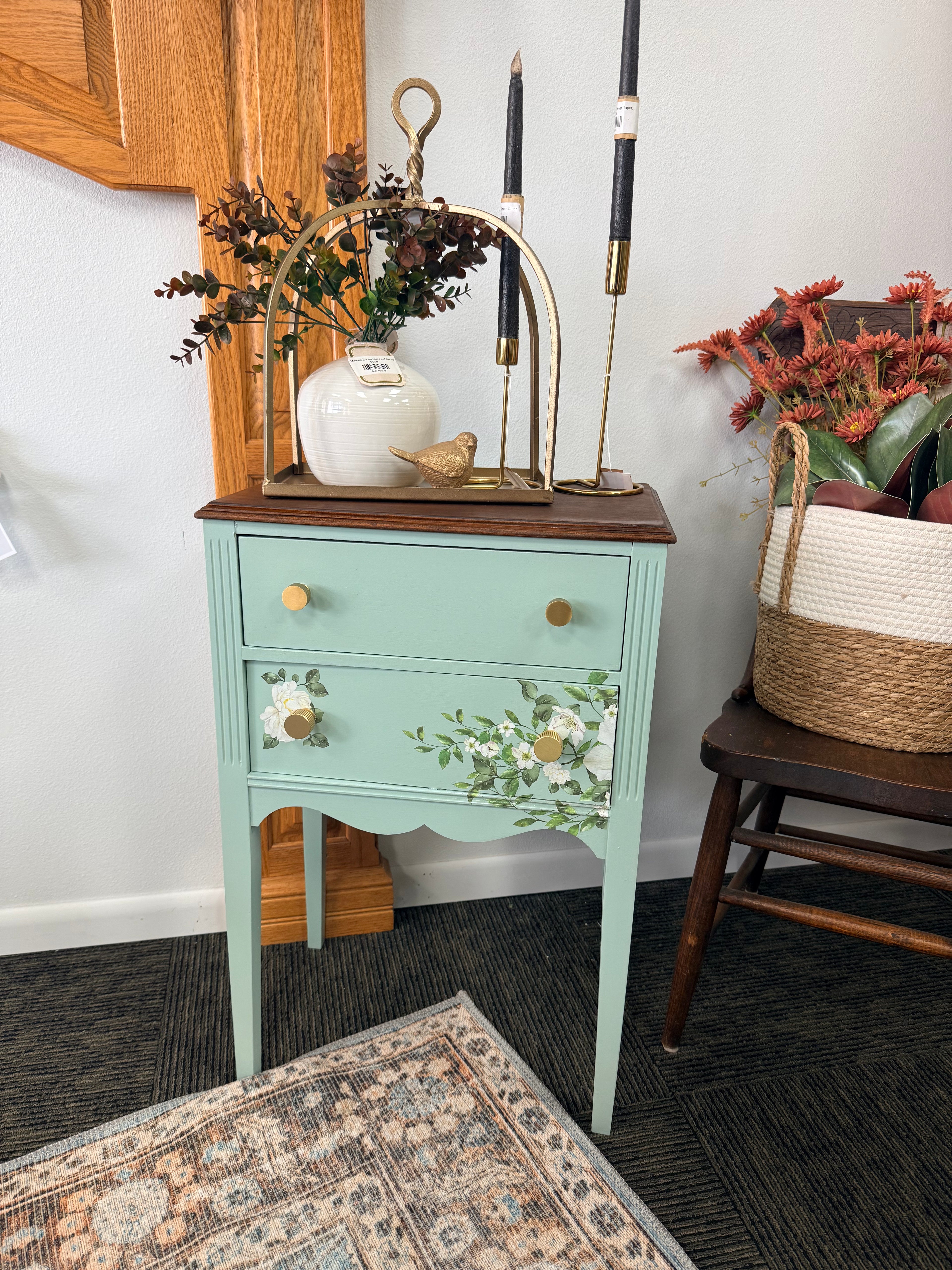 Painted Sewing Cabinet